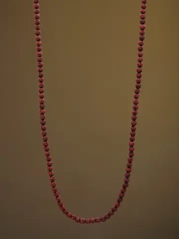 The mala on a dark cloth