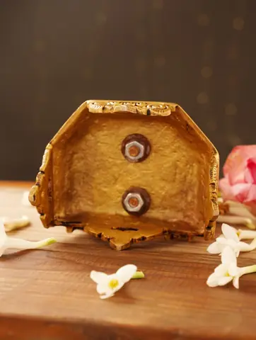 Underside of the base with two screw holes