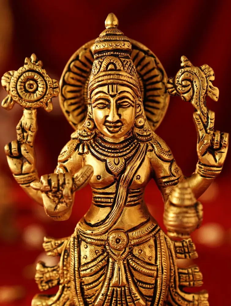 Close view of the face and crown