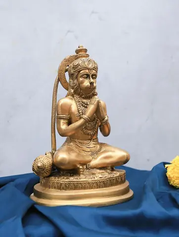 Hanuman seen at a slight angle