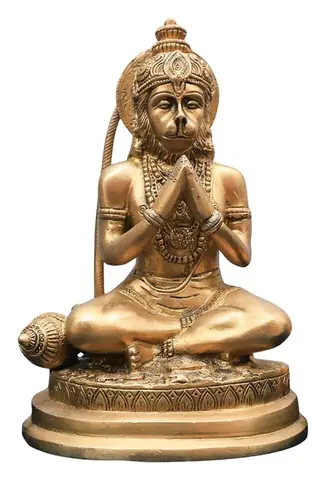 Hanuman on a plain white ground