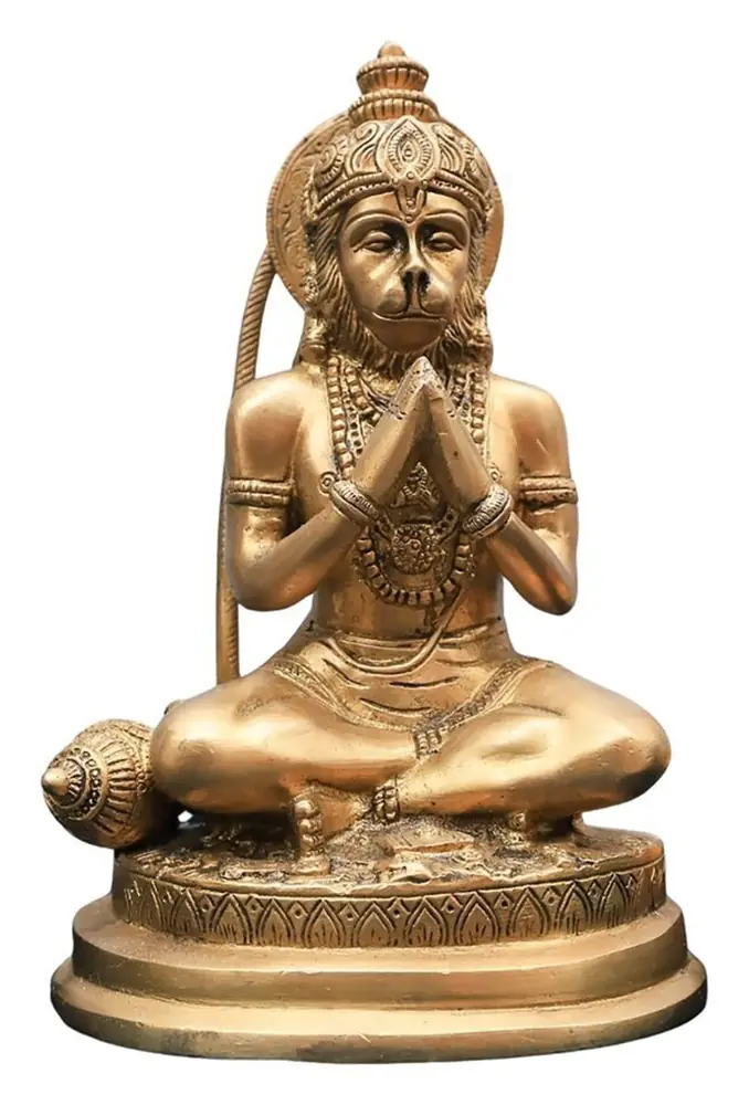 Hanuman on a plain white ground