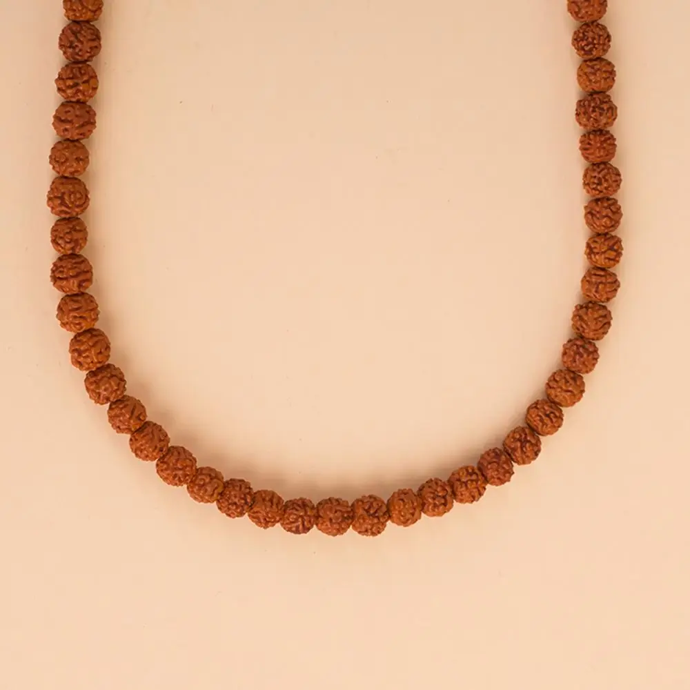 Close view of the beads in a ring