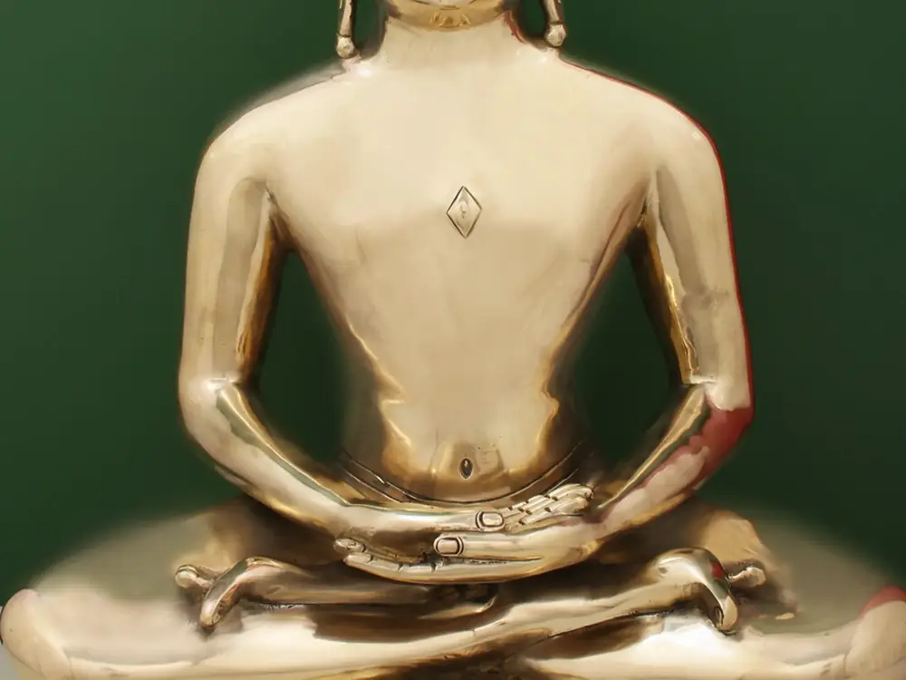 Close view of the hands in the lap