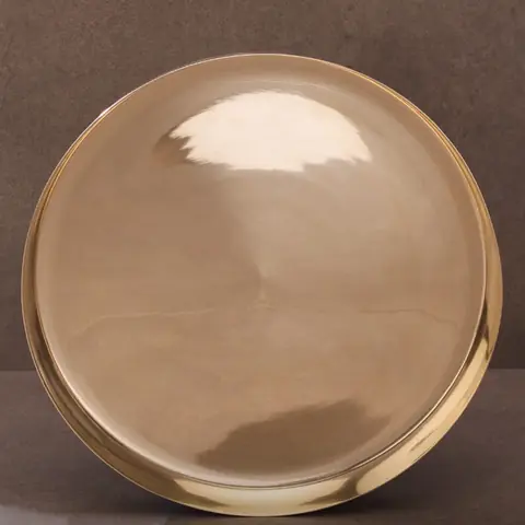 The plate from directly above