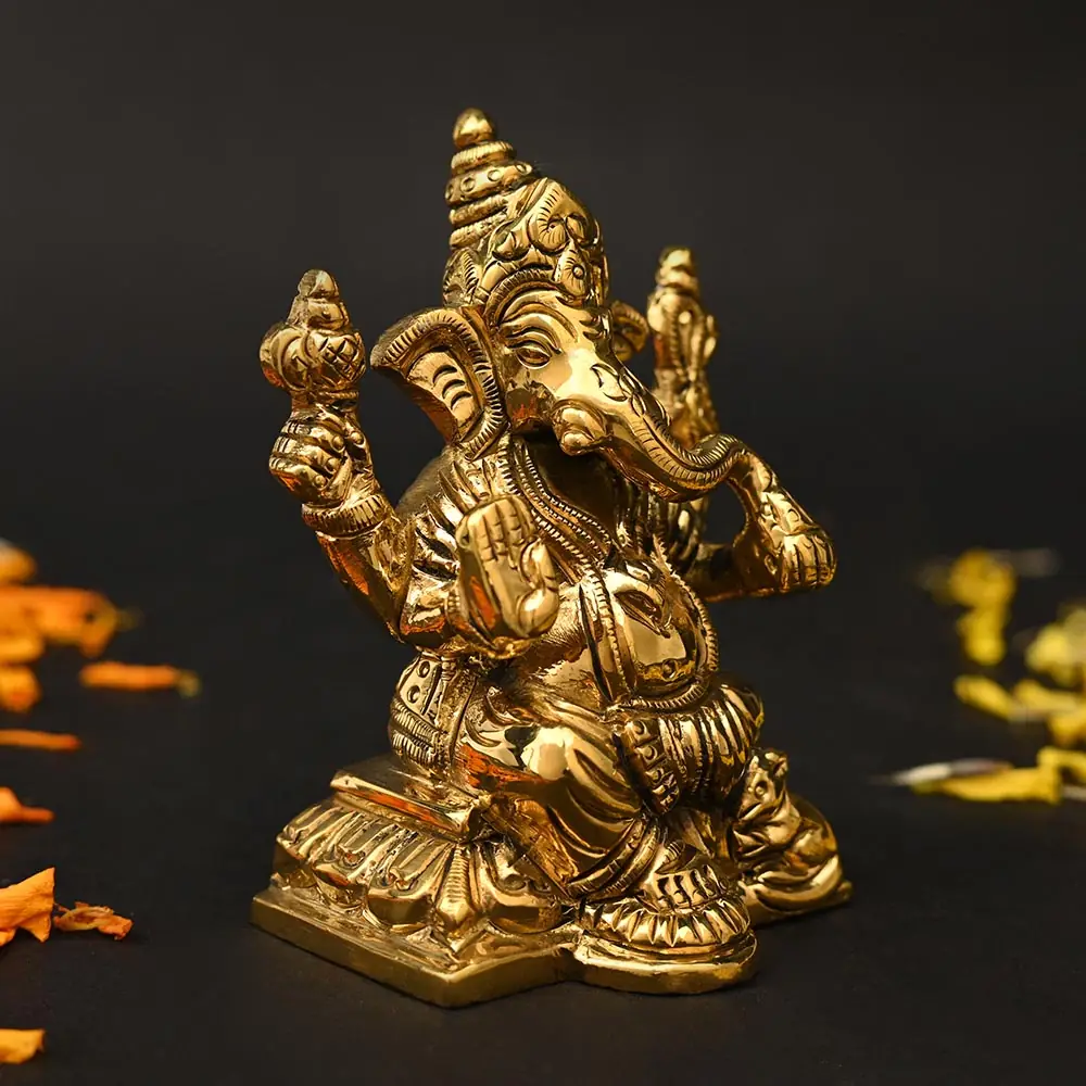 Ganesha seen from the side