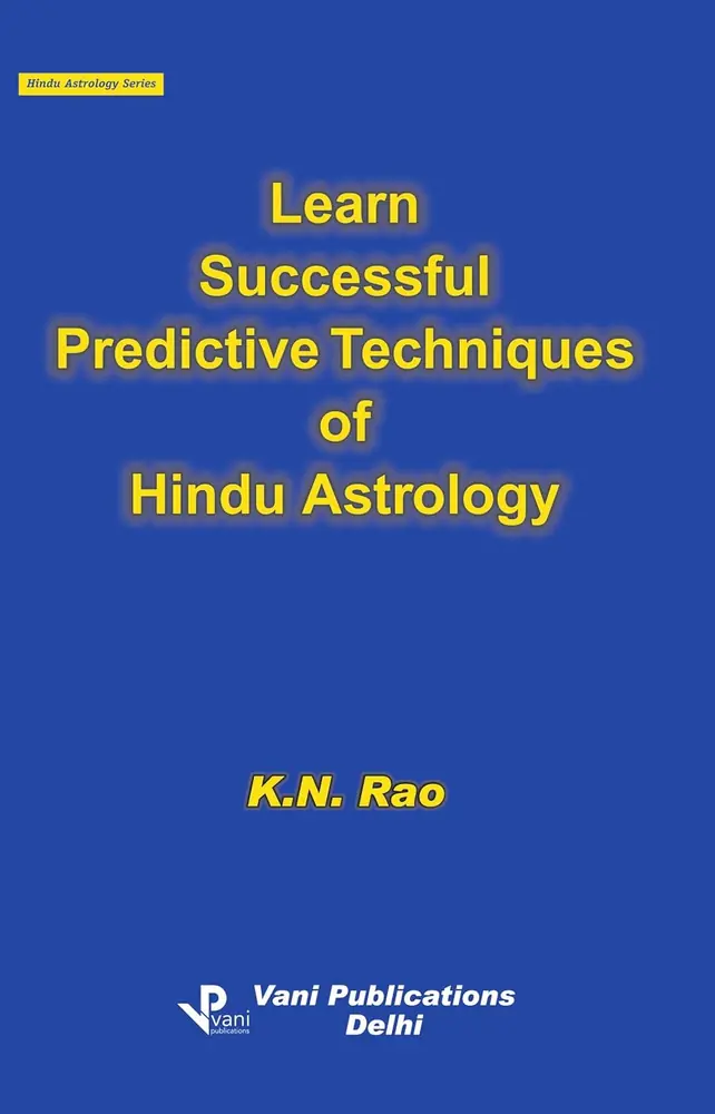 Blue front cover of Learn Successful Predictive Techniques of Hindu Astrology