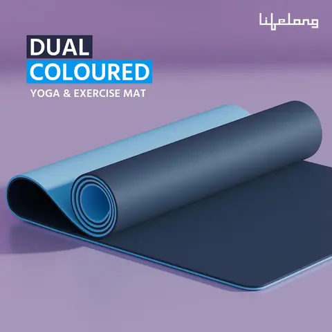 Mat unrolled to show the two colours