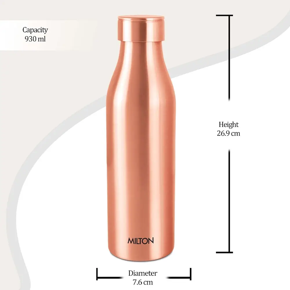 Size drawing showing the height and diameter of the bottle