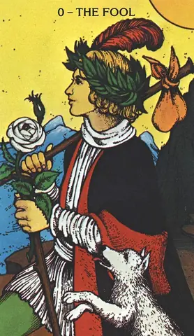 The Fool card from the Morgan-Greer deck