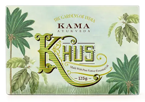 The wrapper alone, with Khus in gold lettering