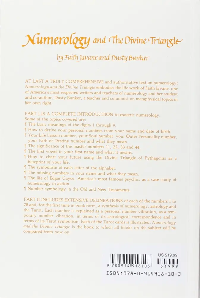 Back cover with the barcode