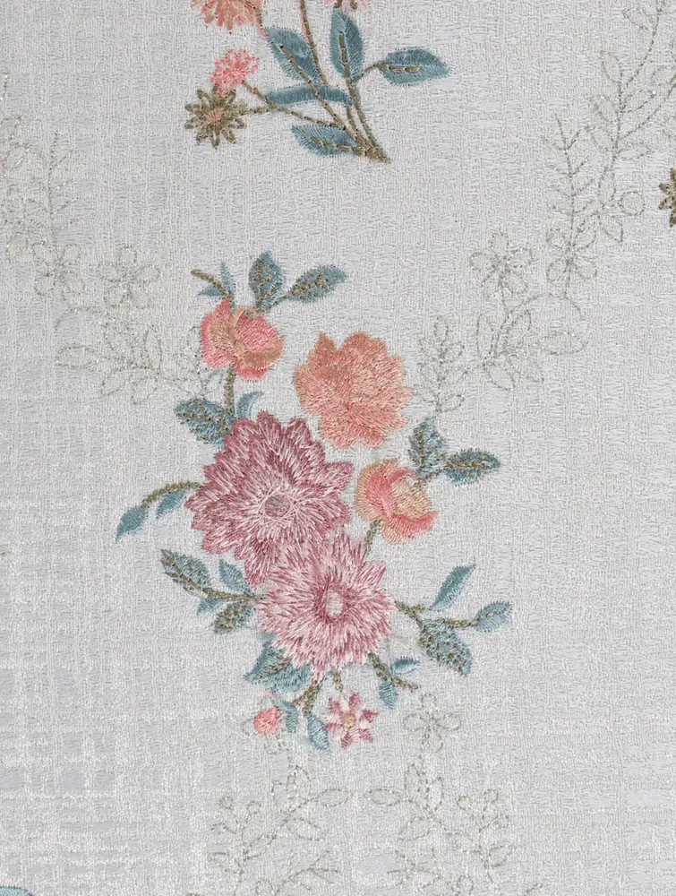 Close view of the flower design