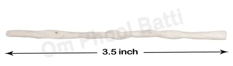 One wick with its length marked in inches