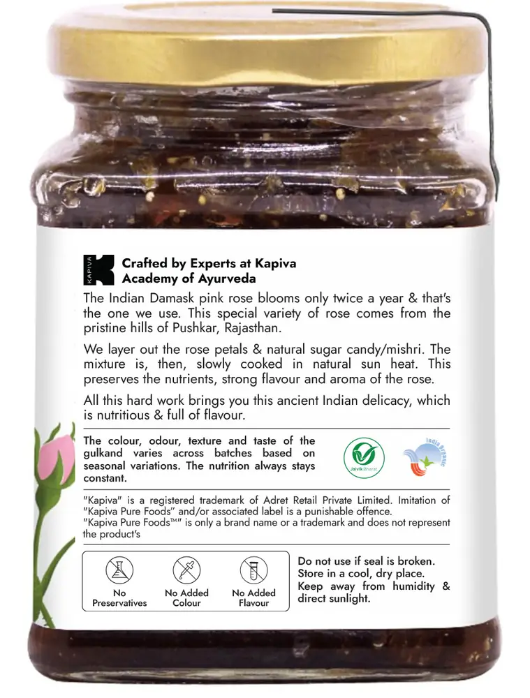 The jar turned to show the back label
