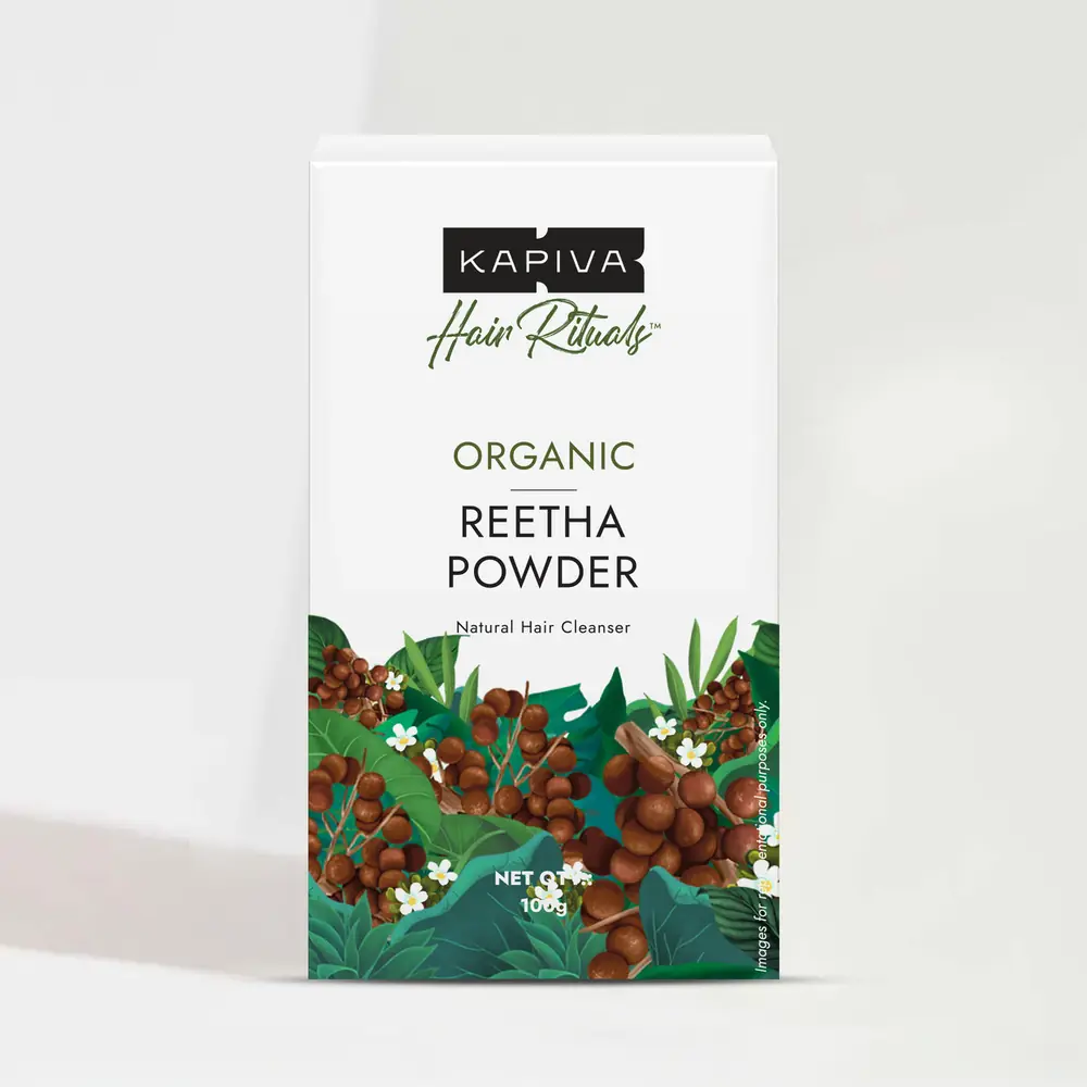 Organic reetha powder carton