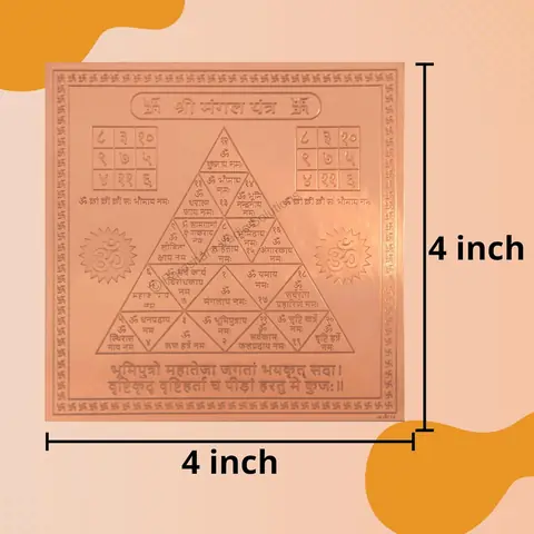Graphic marking the plate as 4 inches on each side