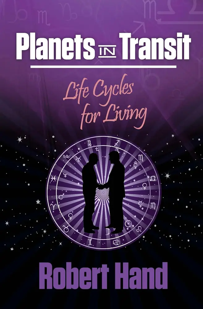 Front cover of Planets in Transit, purple with a circular design