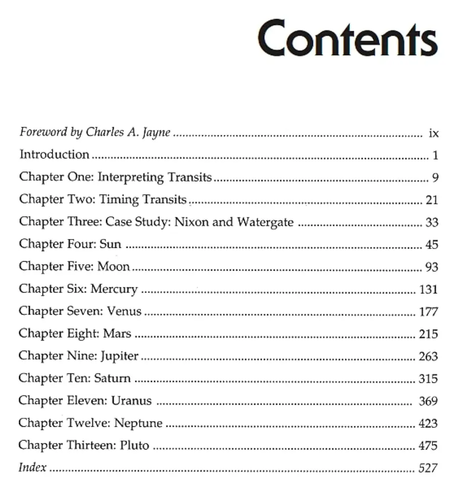 Contents page