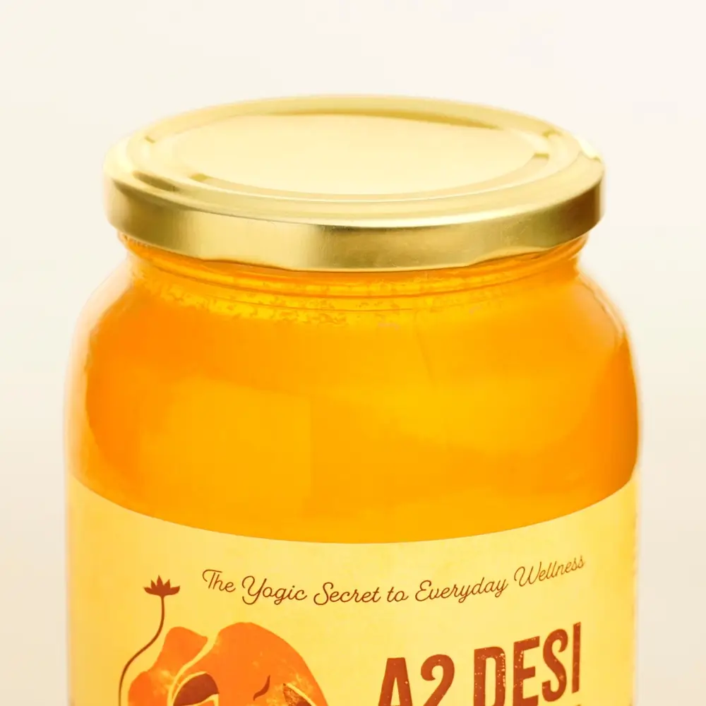 Close view of the front label