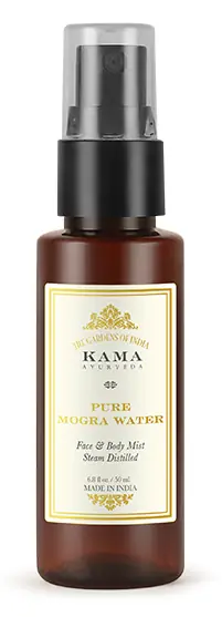 Pure mogra water in a brown spray bottle