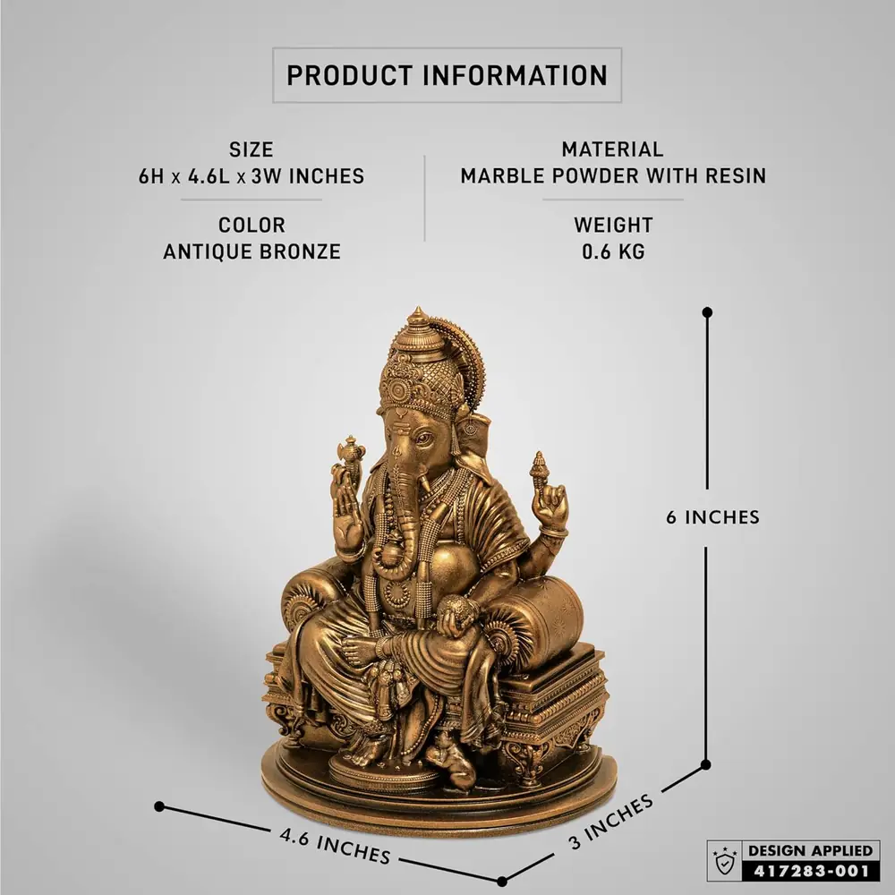 Seller drawing showing the 6 inch size and dimensions