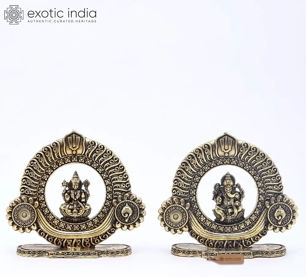 The two brass frames side by side