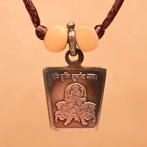 The deity side of the locket