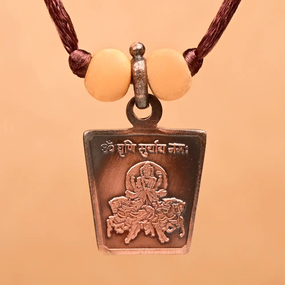 The deity side of the locket