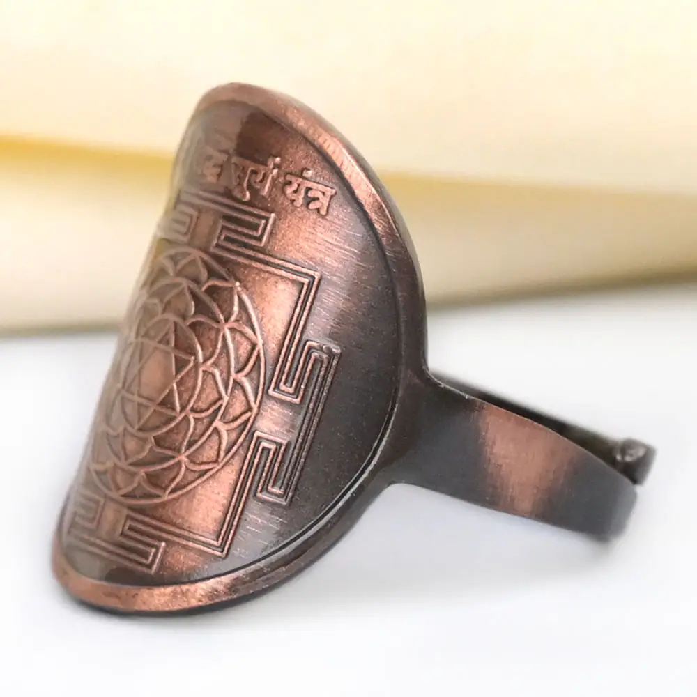 The ring seen from one side