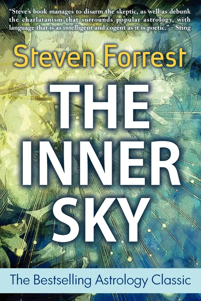Front cover of The Inner Sky by Steven Forrest, green and blue with white title