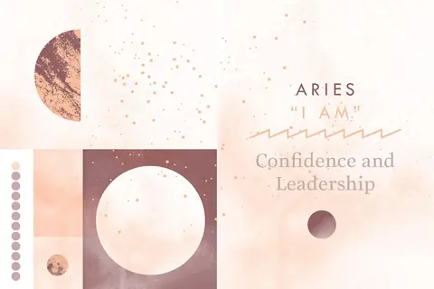 Page for Aries with a dotted tracker and moon image