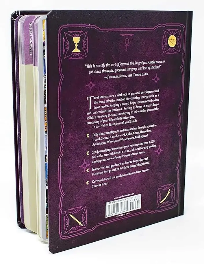 The journal seen from the spine and side