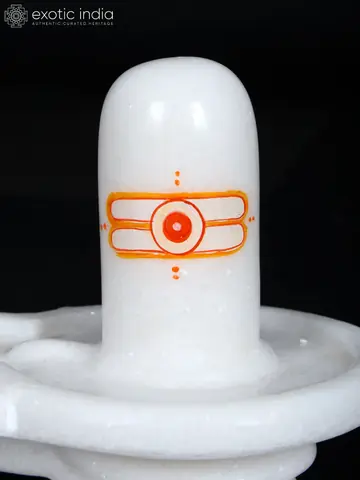 Close view of the orange mark on the shaft